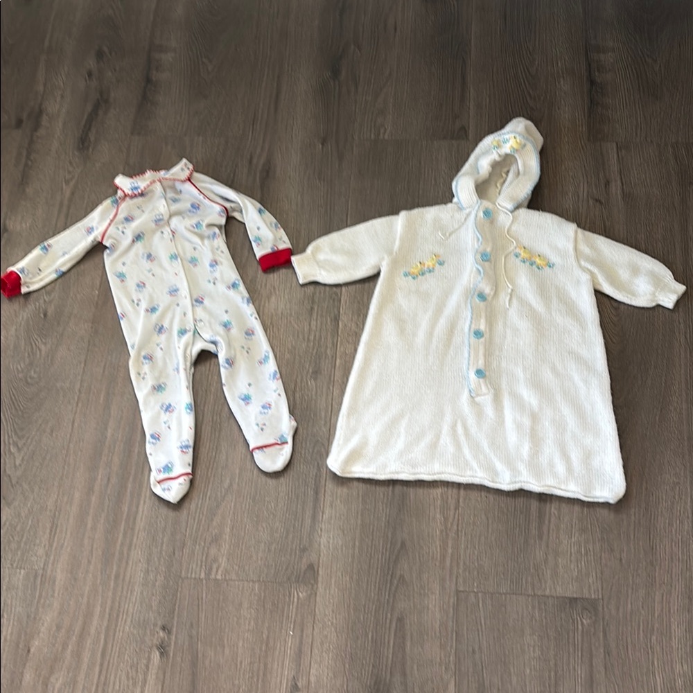 Vintage All Mine One Piece Pajama Bundle